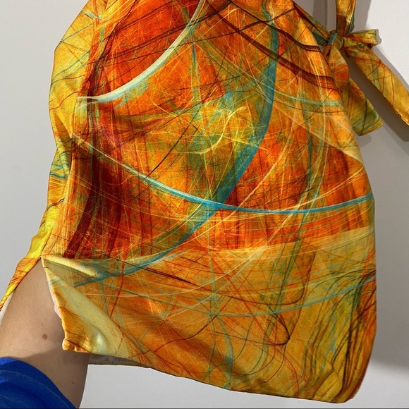 Farai London Gaia Mini Dress Canary Yellow Small - Picture 3 of 7